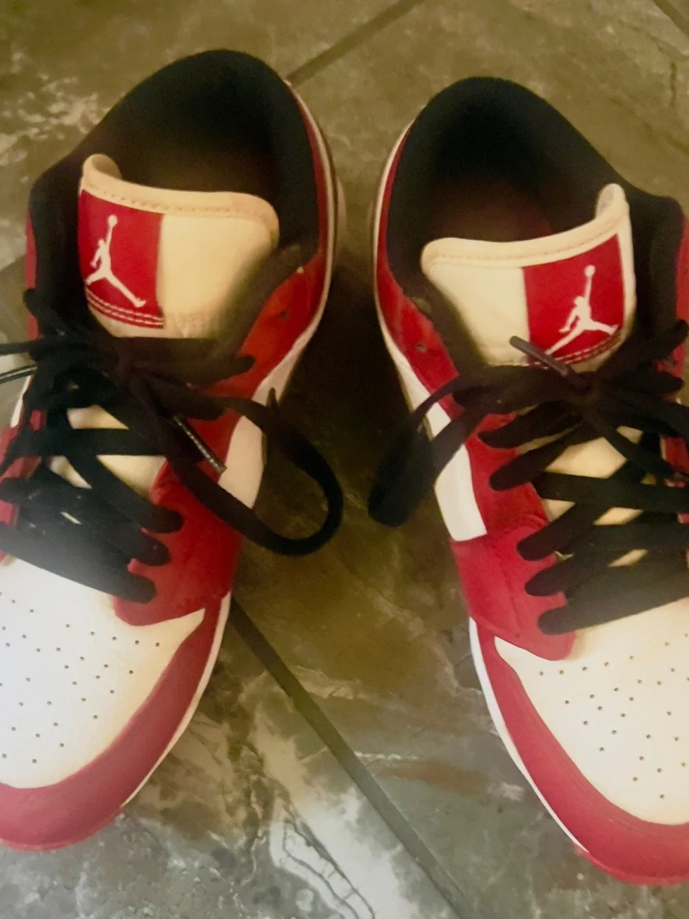 Air Jordan 1️⃣ Low “CHICAGO” Cleats s-6 for for youth football 🏈 or baseball.⚾️